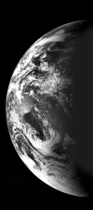 Earth as viewed by Chandrayaan-1 on 29 Oct. 2008 Distance ~ 70000 Km. from Earth 