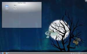 A customized Fedora 15 KDE Desktop